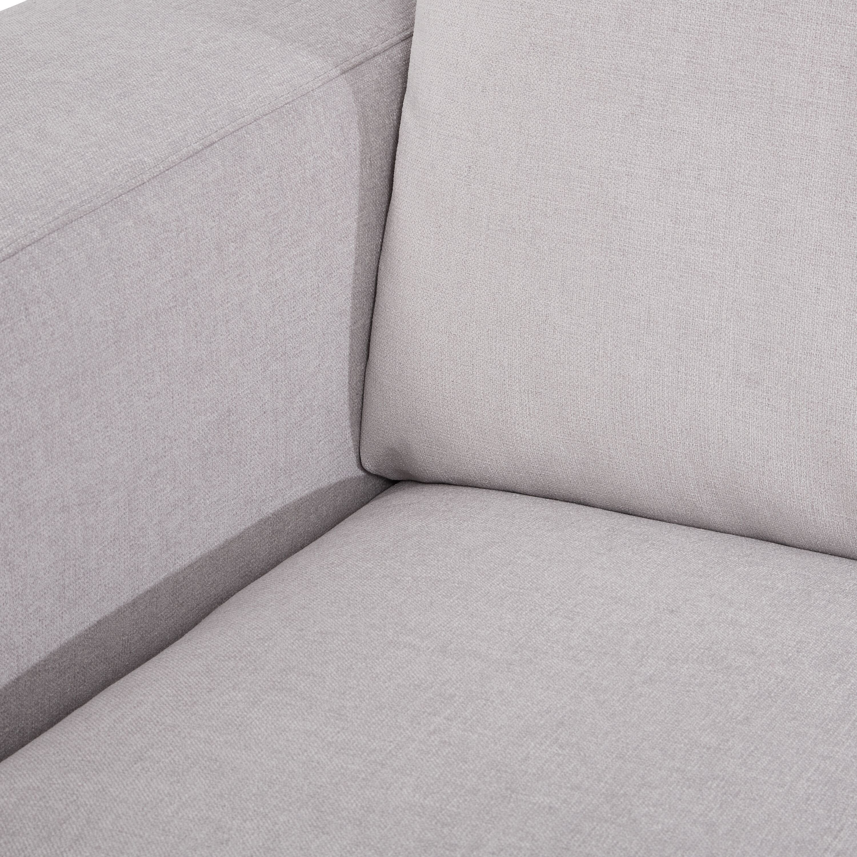 HARRISON 4.5er-Sofa - Hellgrau / B: 350.0 cm x T: 107.0 cm x H: 85.0 cm