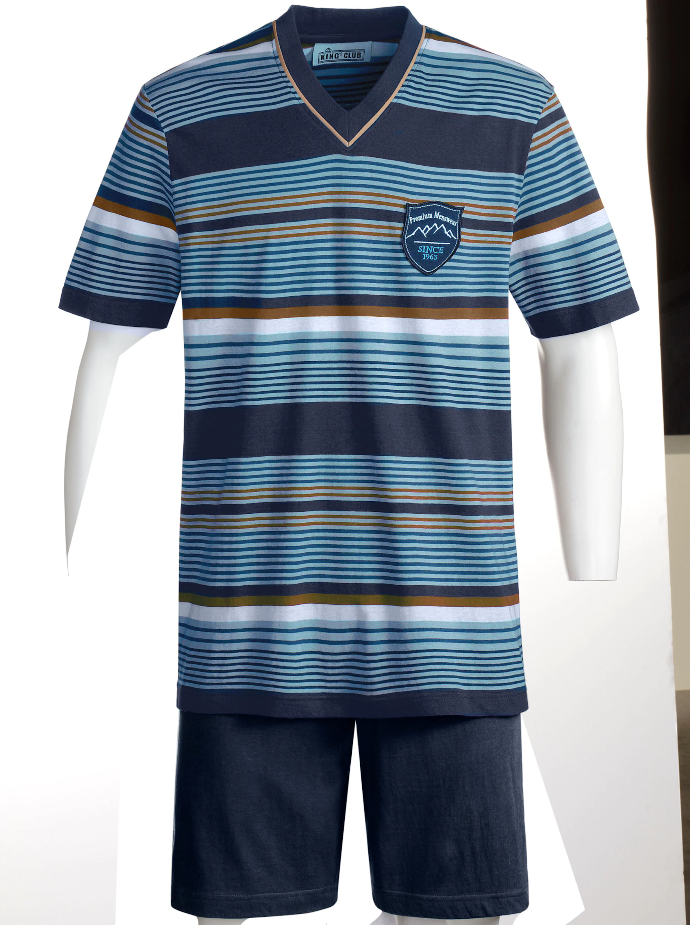 KINGsCLUB Shorty in marine-blau