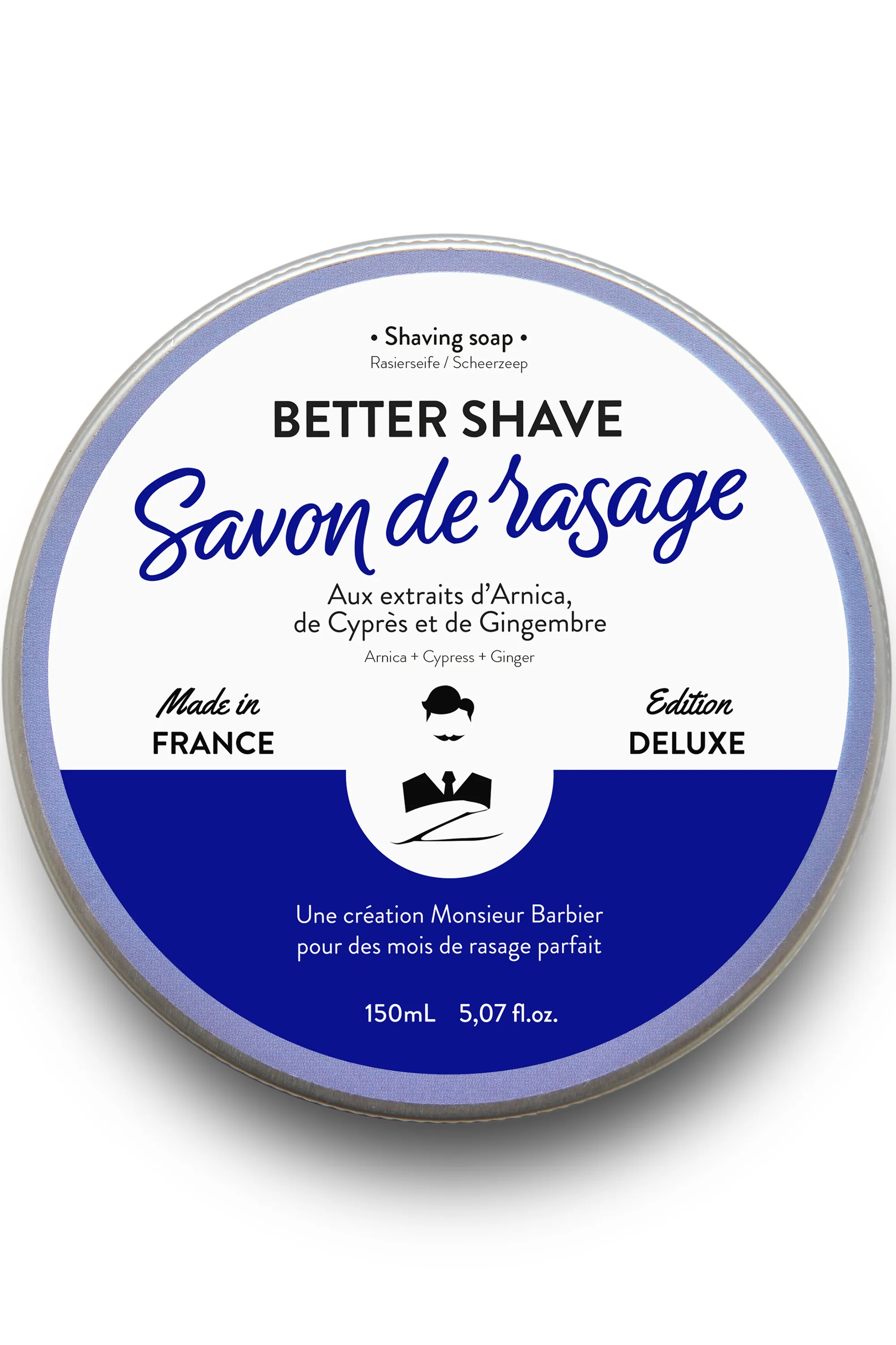 Monsieur Barbier Savon de rasage Better Shave-150 ml