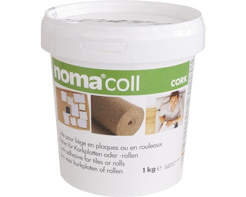 Wandbekledingslijm, kurklijm Noma®Coll Cork 1 kg