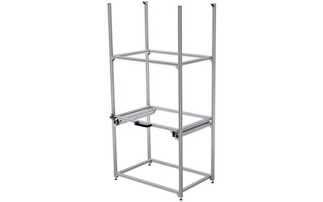 Regalsystem 60x40 mit Teleskopauszug für Heckgarage