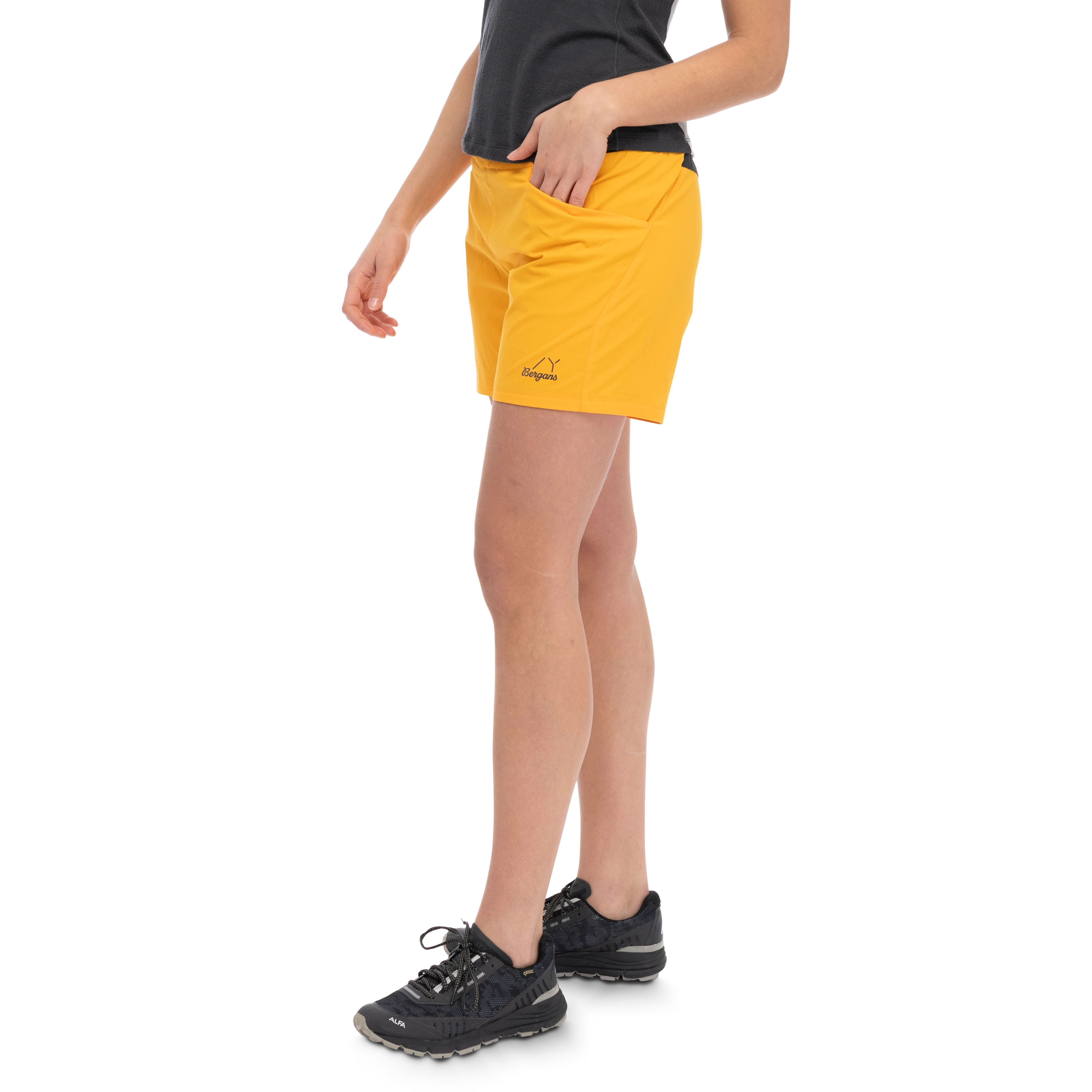 Y LightLine Vapor V2 Shorts Women Mango Yellow