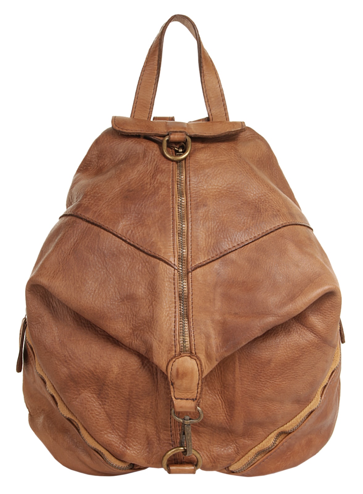 Samantha Look Cityrucksack echt Leder, Made in Italy