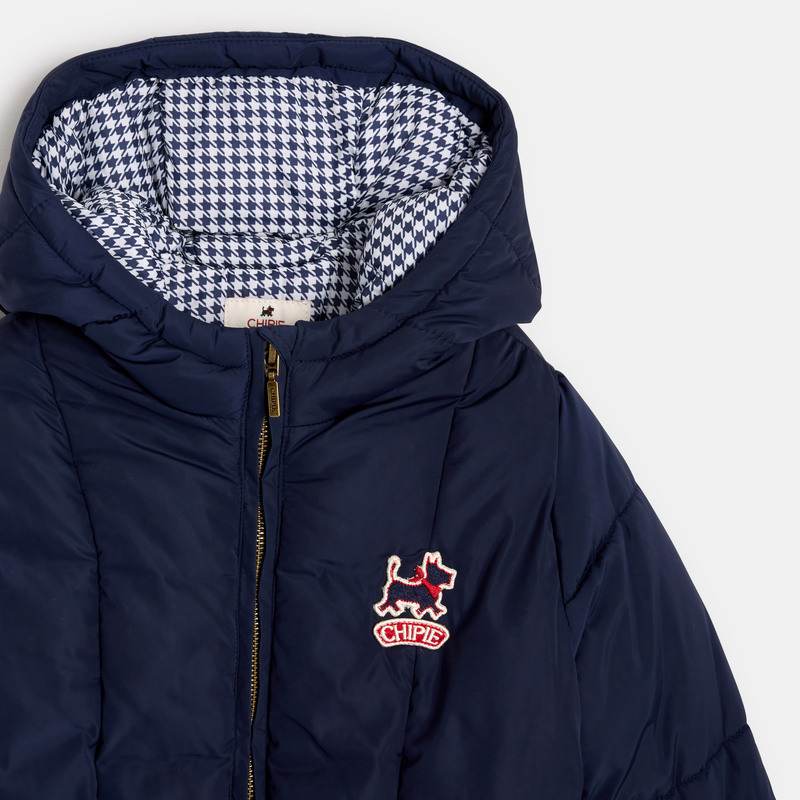 Manteau doudoune longue bleue fille Chipie
