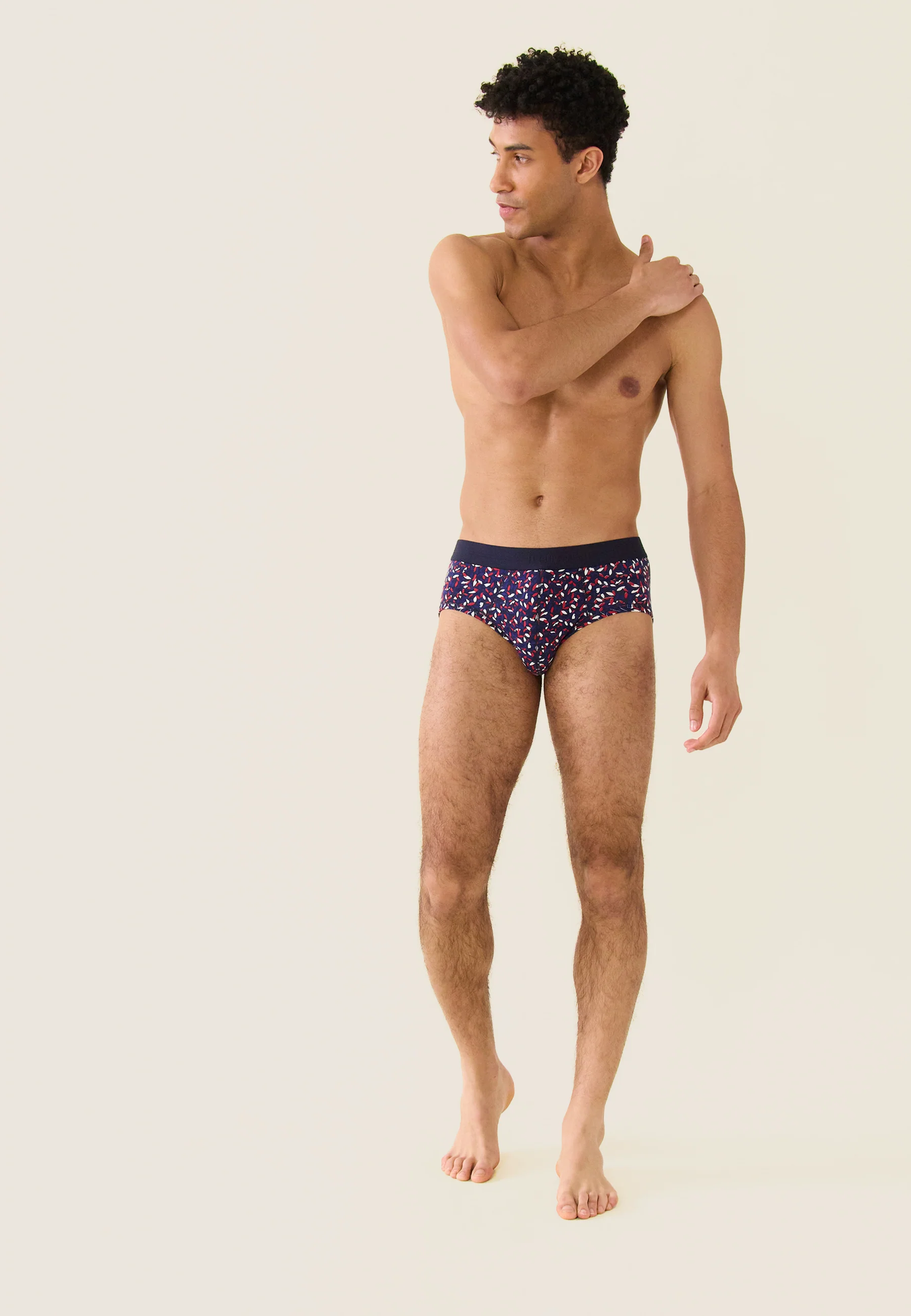 Slip en coton-Terrible Gavotte Marine Indigo