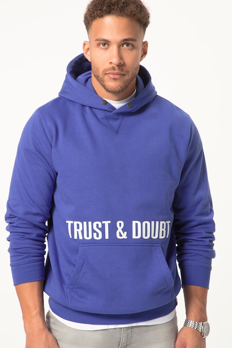 STHUGE Hoodie, Langarm, Kapuze, Brustprint, bis 8 XL