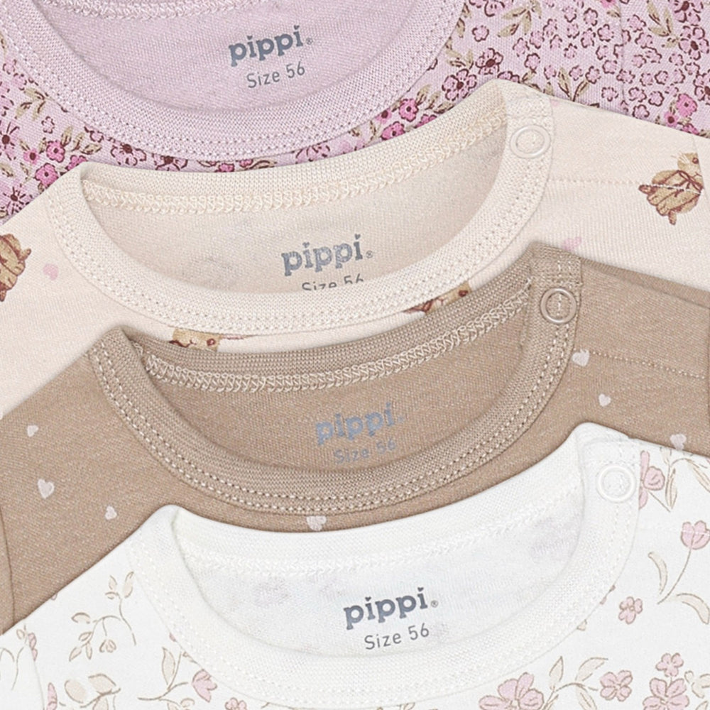 Køb Pippi Violet Ice Body Ss Ao-Printed (4-Pack)
