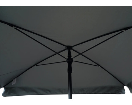 Soluna Cannes middenstokparasol, 210 cm, donkergrijs