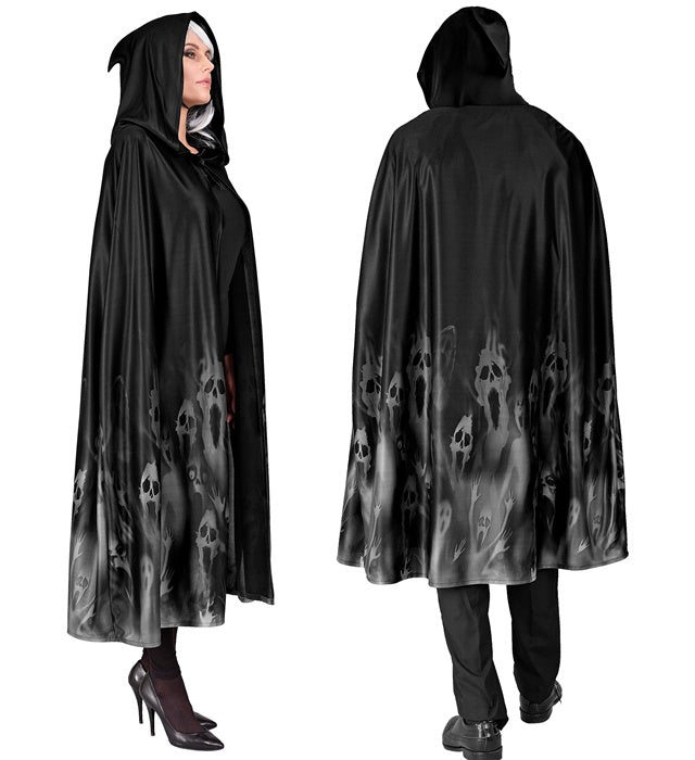 Halloween Cape Zwart Geest
