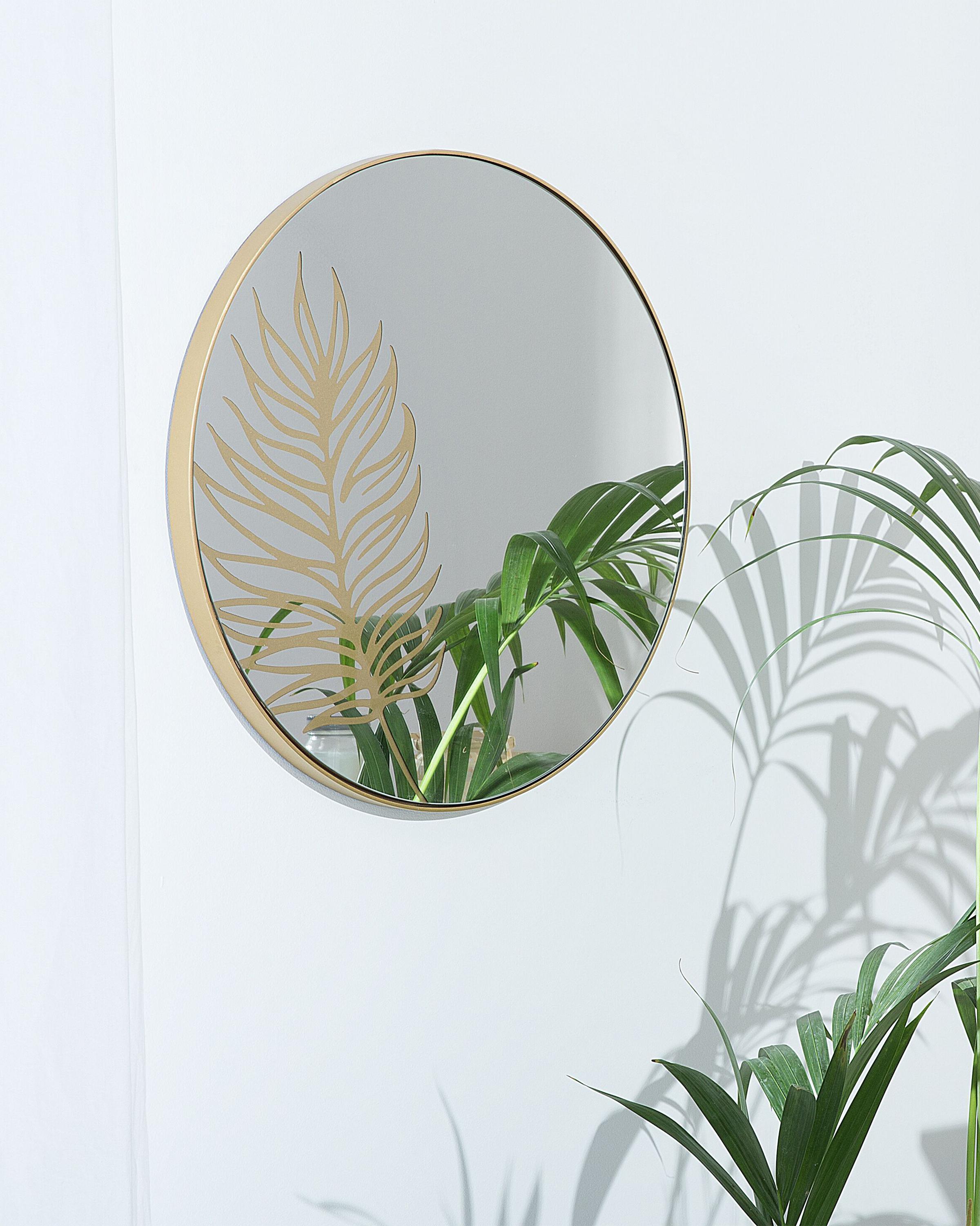 Wandspiegel SAUVIE 57 cm 57 cm Goud