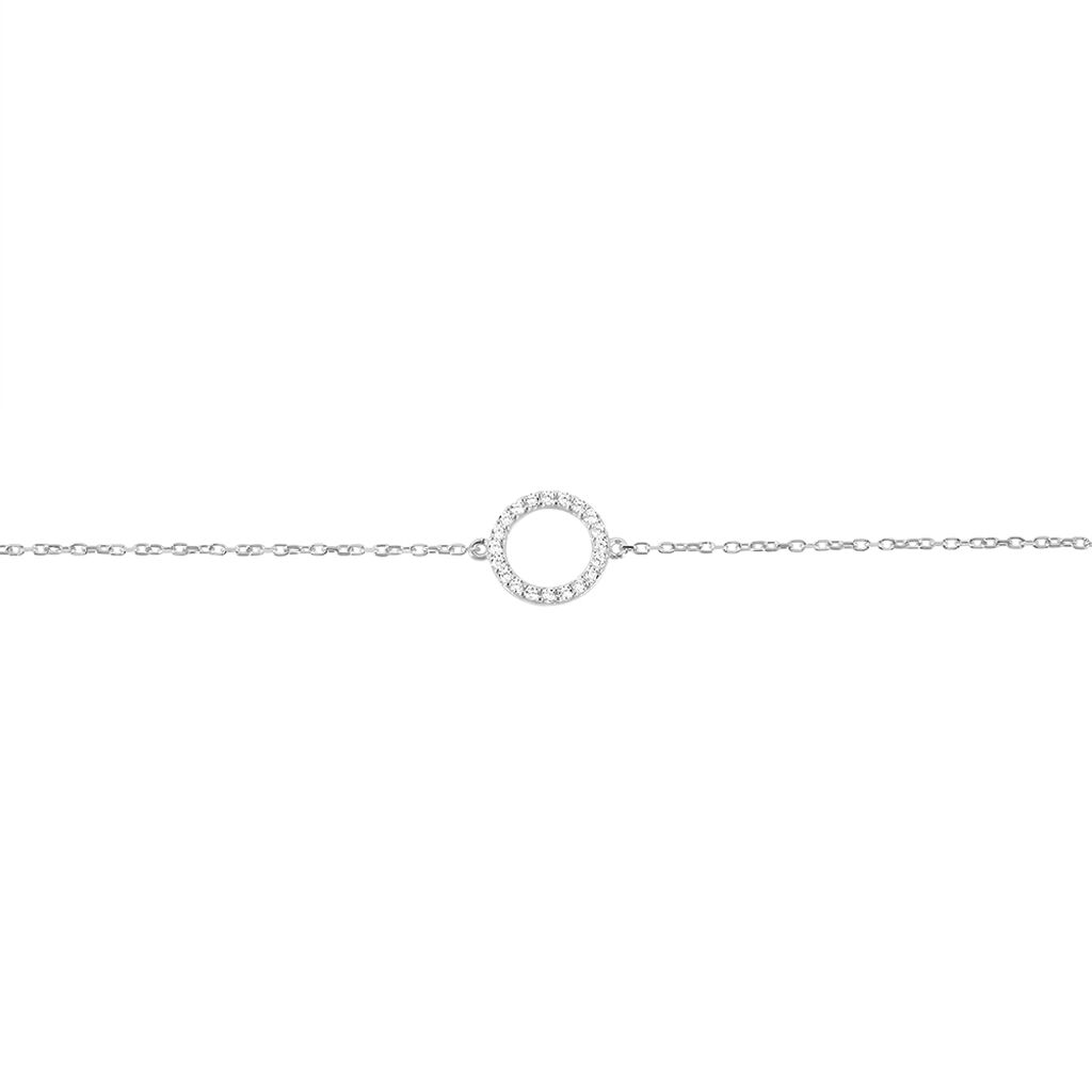 Bracelet Lim Or Blanc Oxyde De Zirconium
