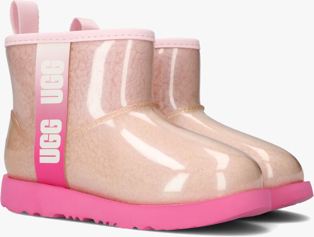 UGG roze ugg regenlaarzen classic clear mini ii
