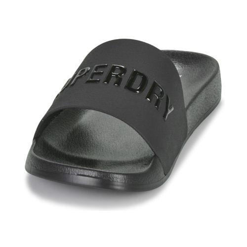 Superdry - Sandales De Piscine À Logo Véganes - Noir
