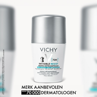 Vichy Invisible Resist 72H Dermo Detranspirant 0% Alcohol Multiverpakking 3x50ML
