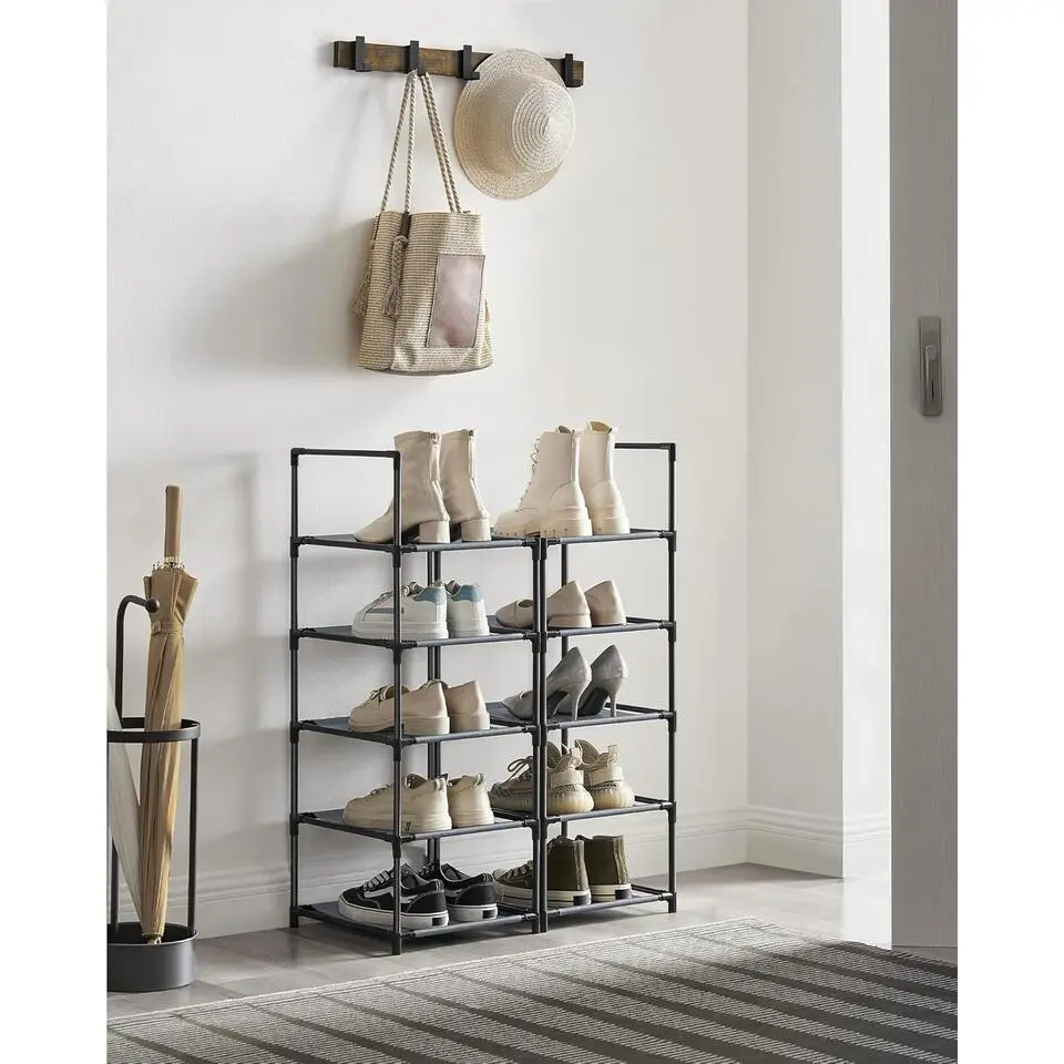 Parya Home Smal Schoenenrek – 10-laags schoenenopberger