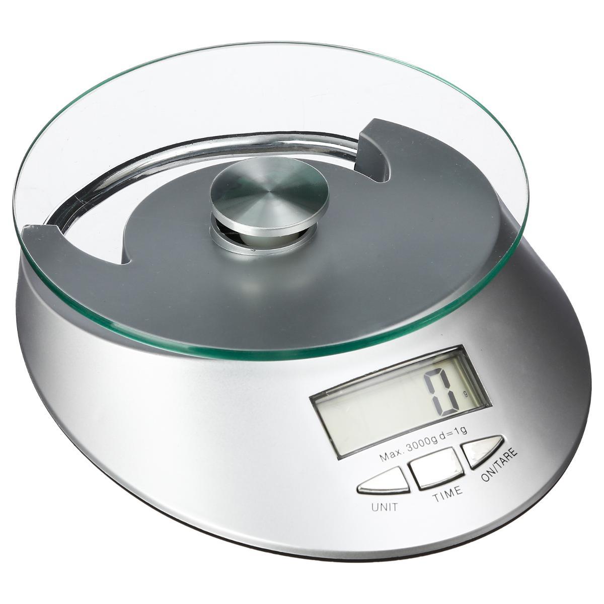 BALANCE CUISINE DIGITALE METAL ET VERRE