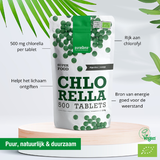 Purasana Biologische Chlorella Tabletten 500TB