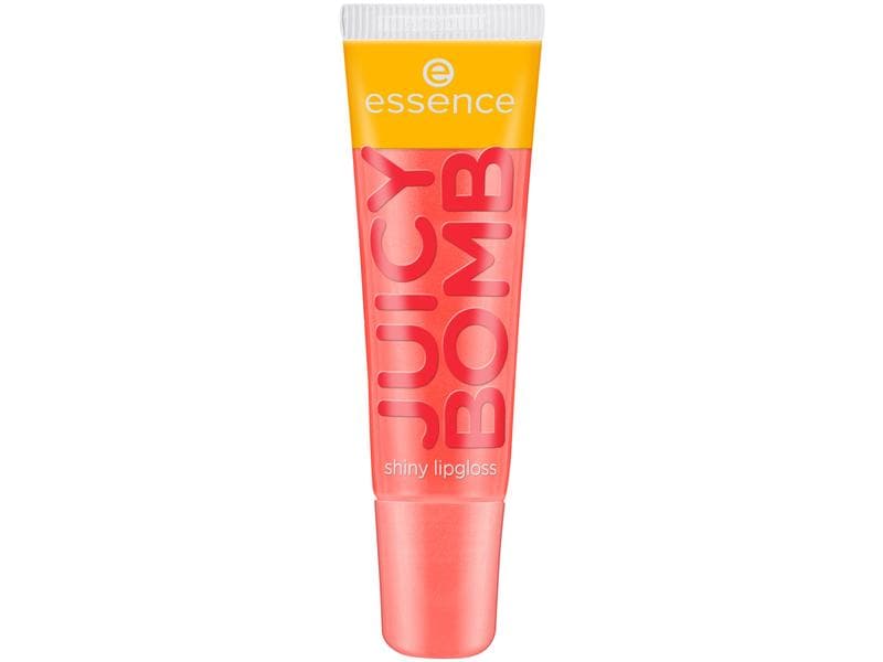 essence Lip Booster Juicy bomb shiny 103 Proud Papaya Lipgloss mit fruchtigem Duft und hochglänzendem Finish