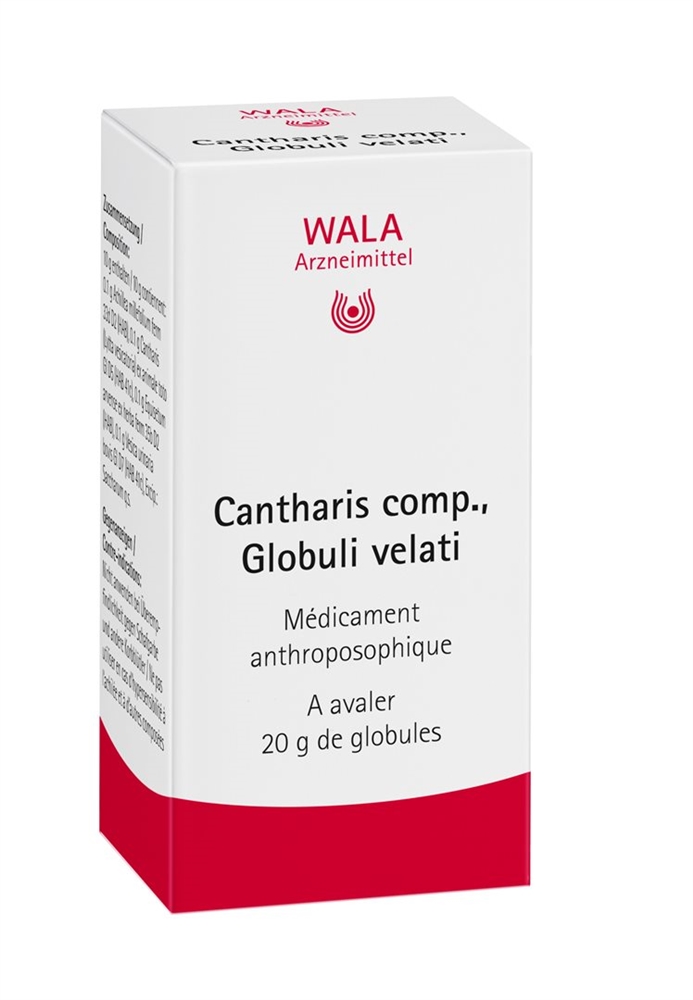 WALA Cantharis comp.<br>20 g, Flasche, Streukügelchen