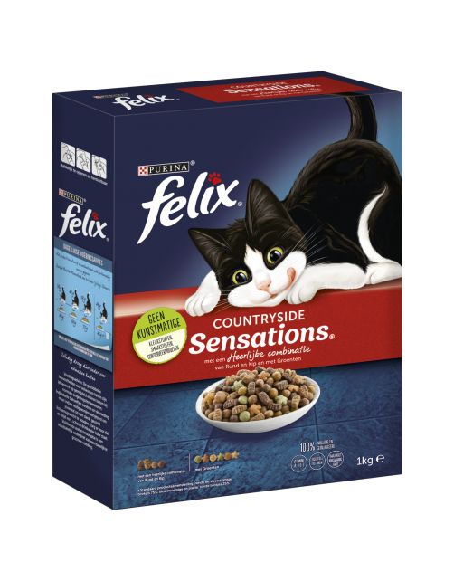 Felix Countryside Sensations Rund&Kip&Groente - Kattenvoer
