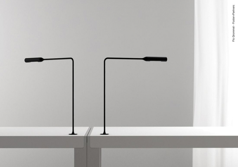 Lumina Flo grommet F20 bureaulamp LED 2700K rood