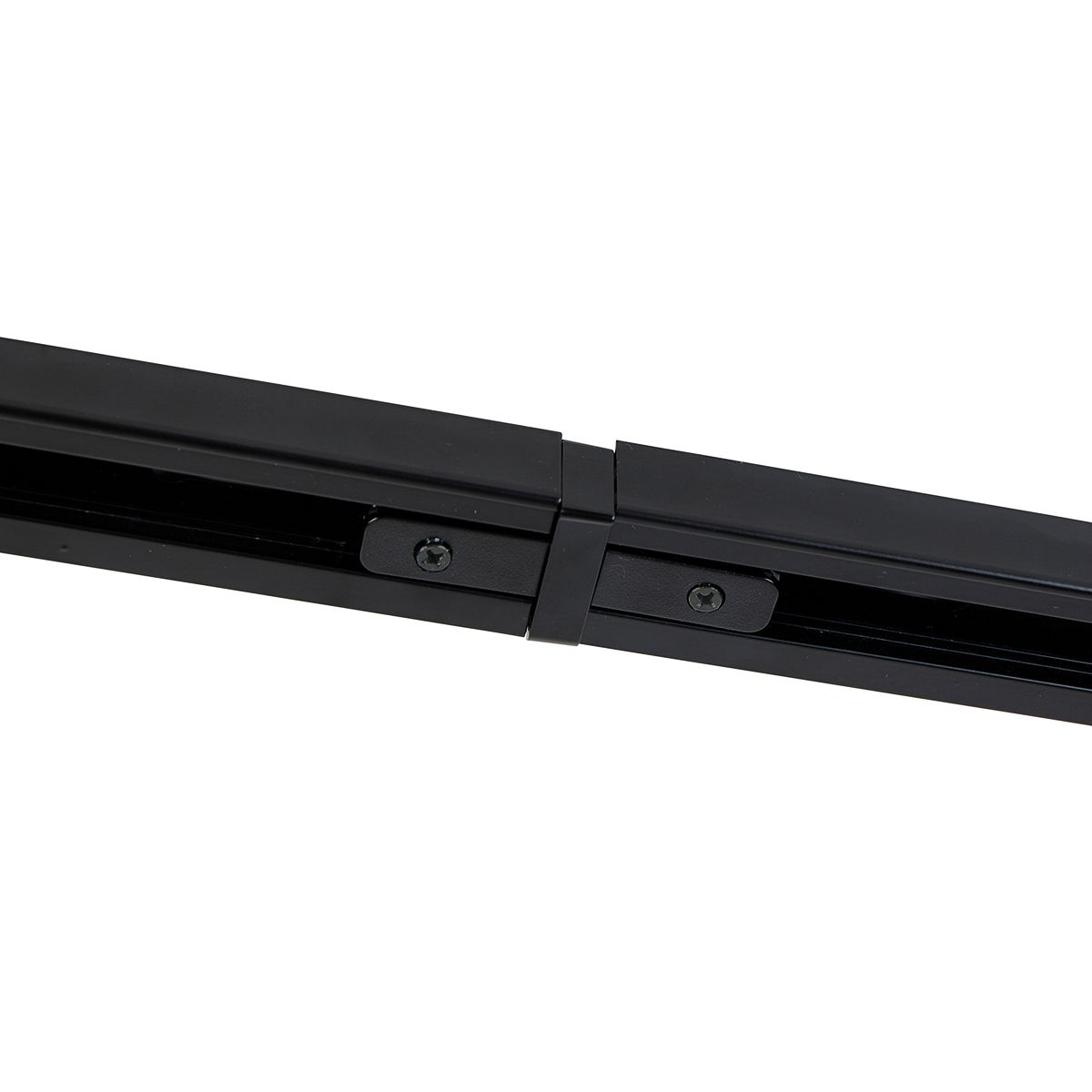 Smart 1-fase railsysteem met 4 wifi GU10 spots zwart - Iconic Jeana