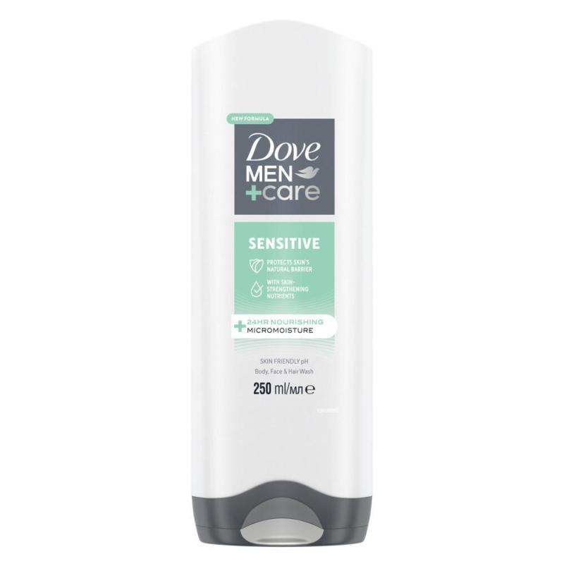 Dove Men+Care Sensitive 3 in 1 Douchegel 250ML