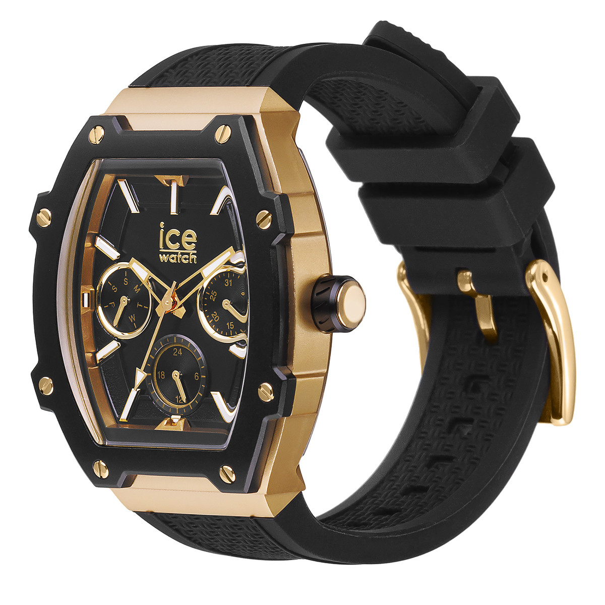 Montre ICE WATCH Ice boliday femme bracelet silicone noir