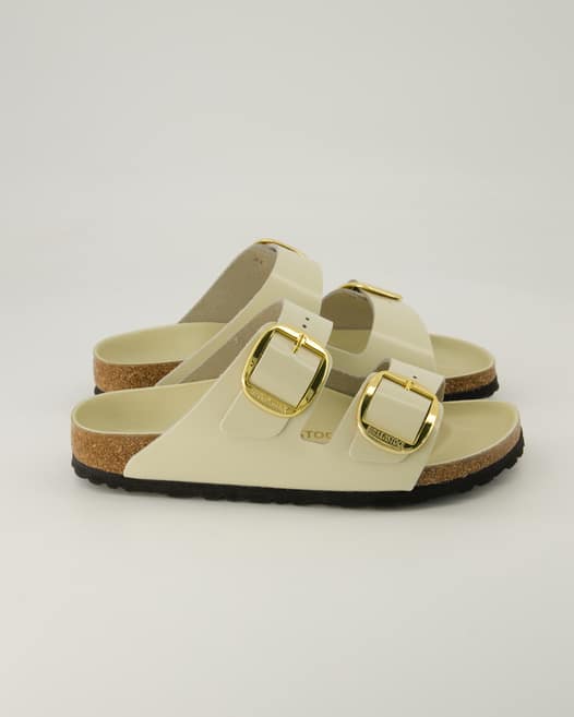 Birkenstock Arizona Big Buckle Pantoletten in Beige