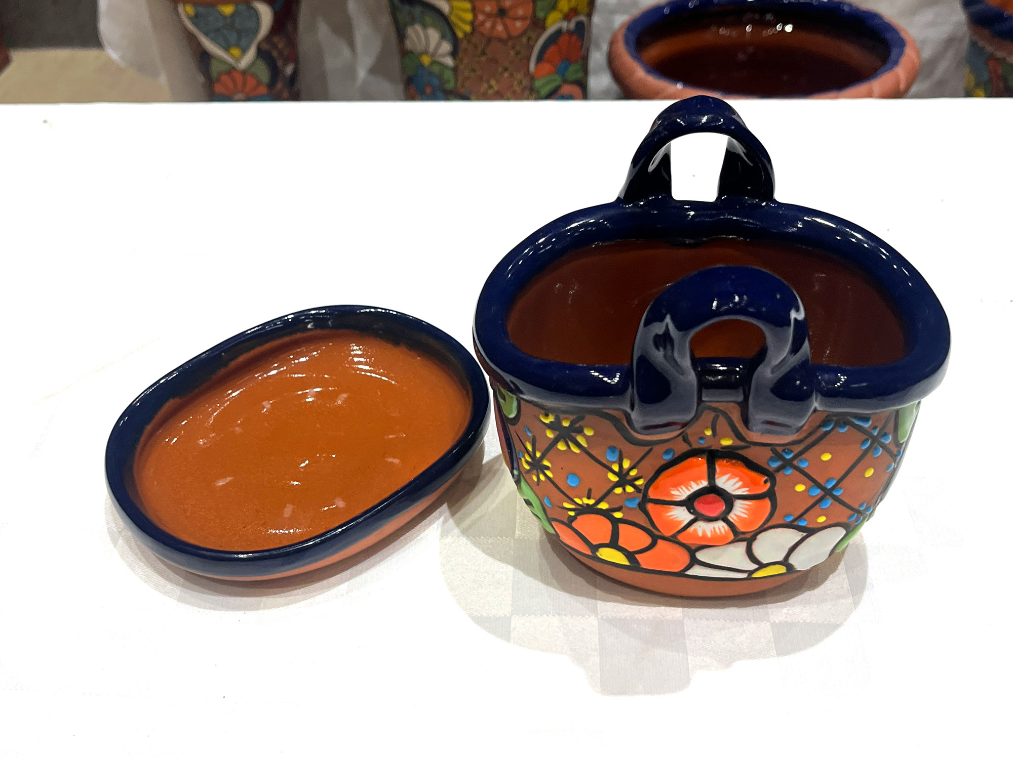 Pflanztopf 'Tasche', multicolor, B 16 cm, L 13 cm, H 16 cm günstig bestellen