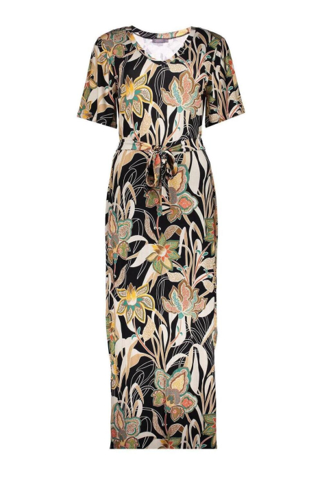 Geisha zwarte dames jurk