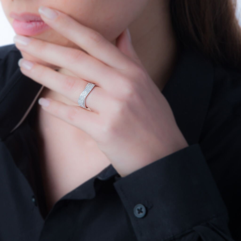 Bague Isais Or Blanc Diamant