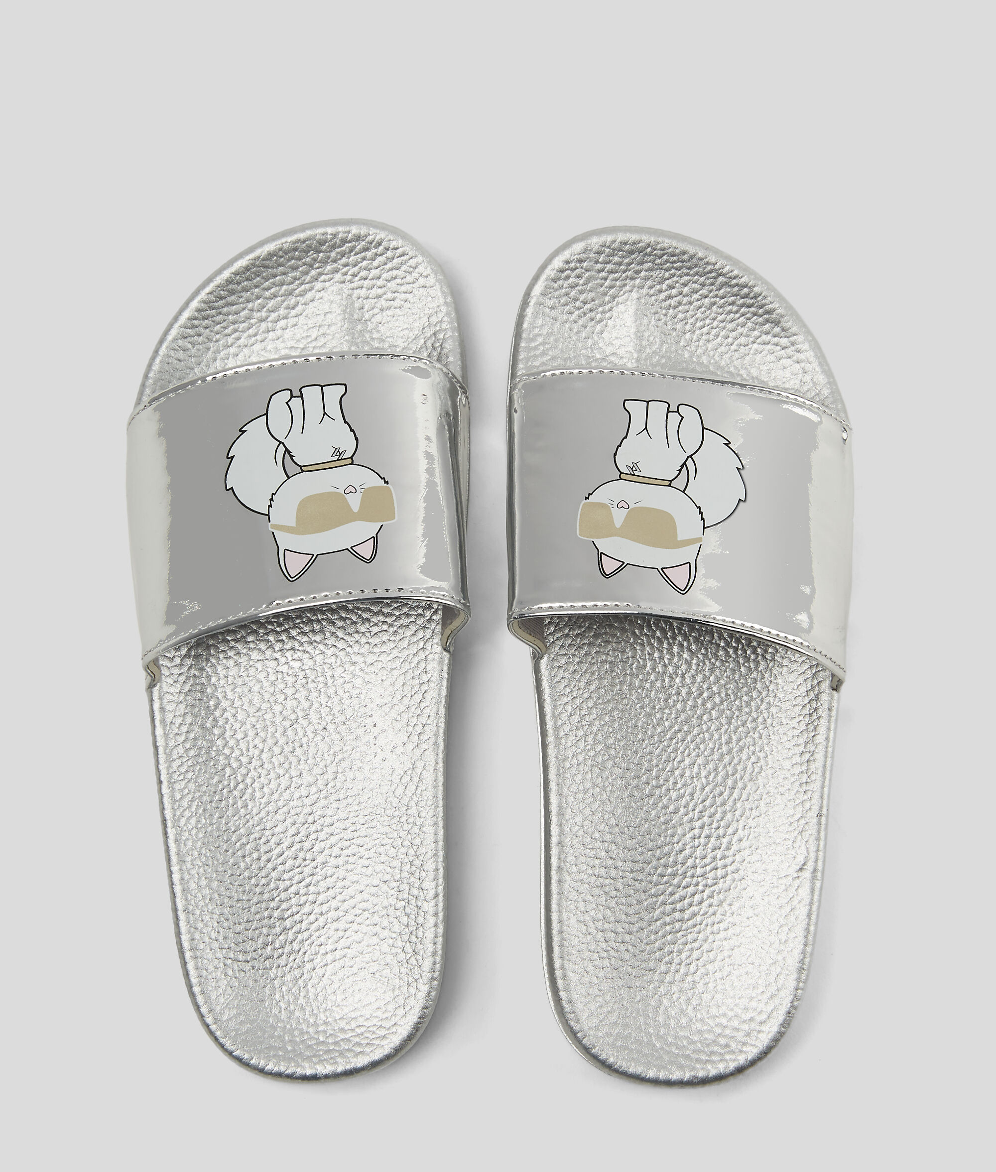 Mules Choupette métallisées pour fille