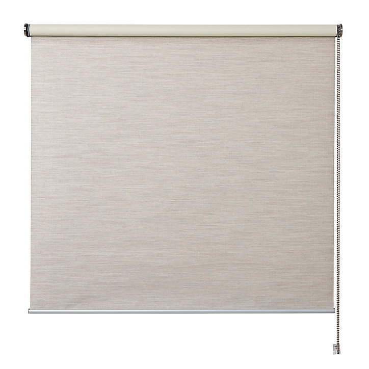 Store enrouleur occultant Colours Ilas polyester crème 90 x 180 cm