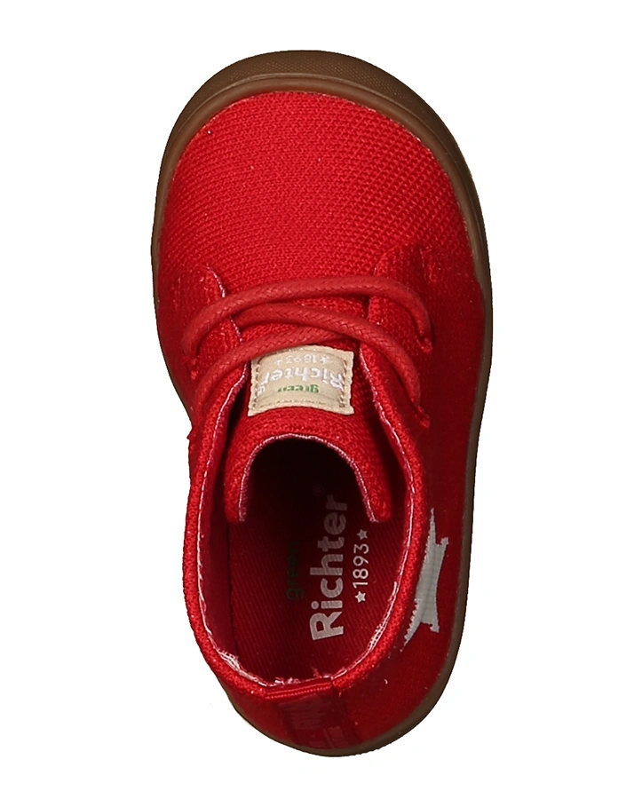 Schnür-Lauflernschuhe STERNCHEN in rot