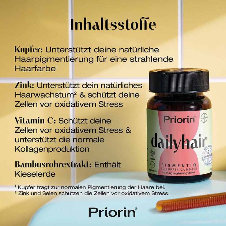 Priorin dailyhair Pigmentiq Gummies, 30 St