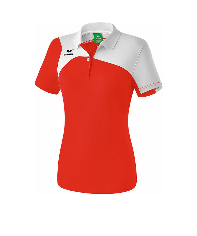 Erima Club 1900 2.0 Poloshirt Damen Rot Weiss