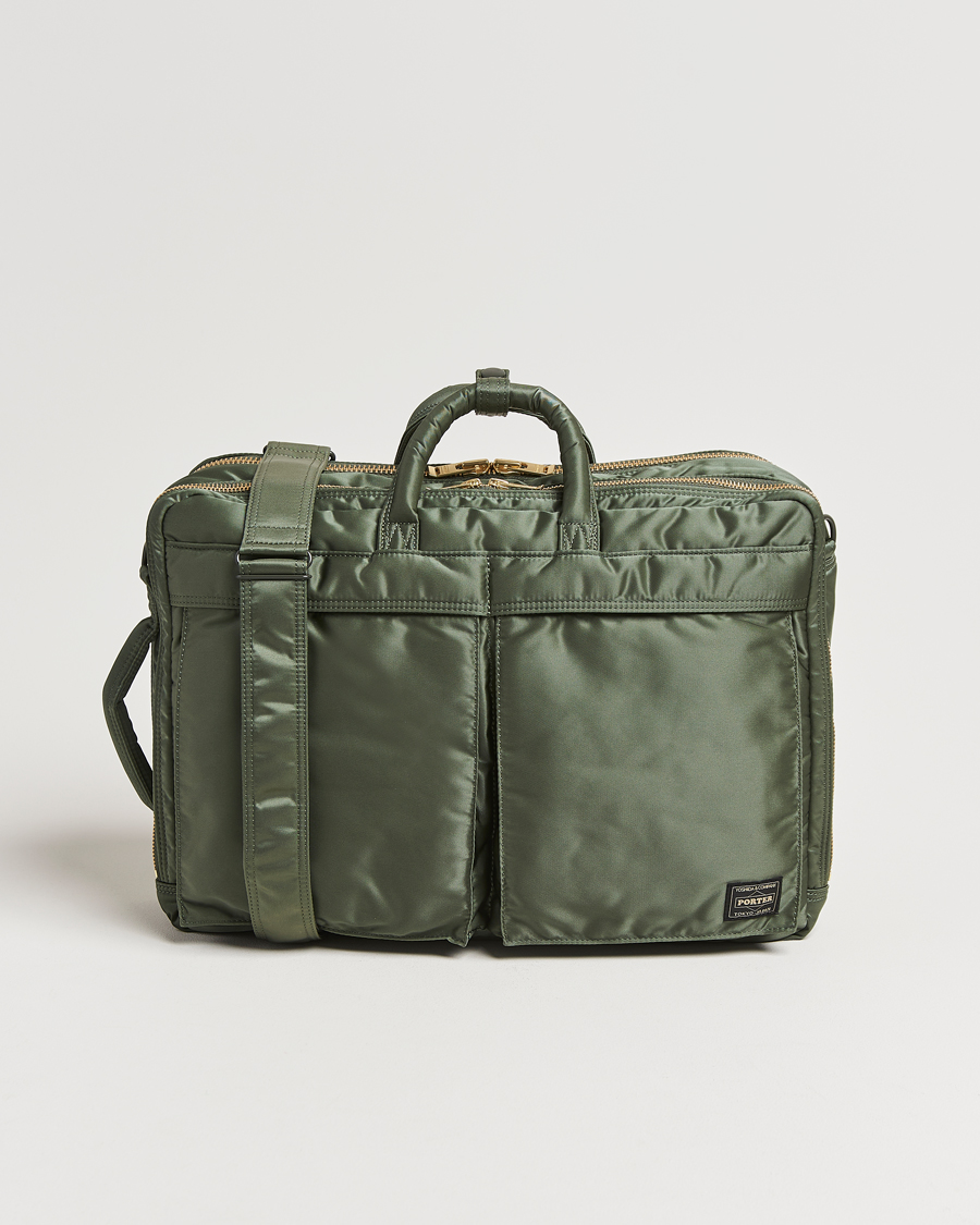 Porter-Yoshida & Co. Tanker 3Way Document Bag Sage Green
