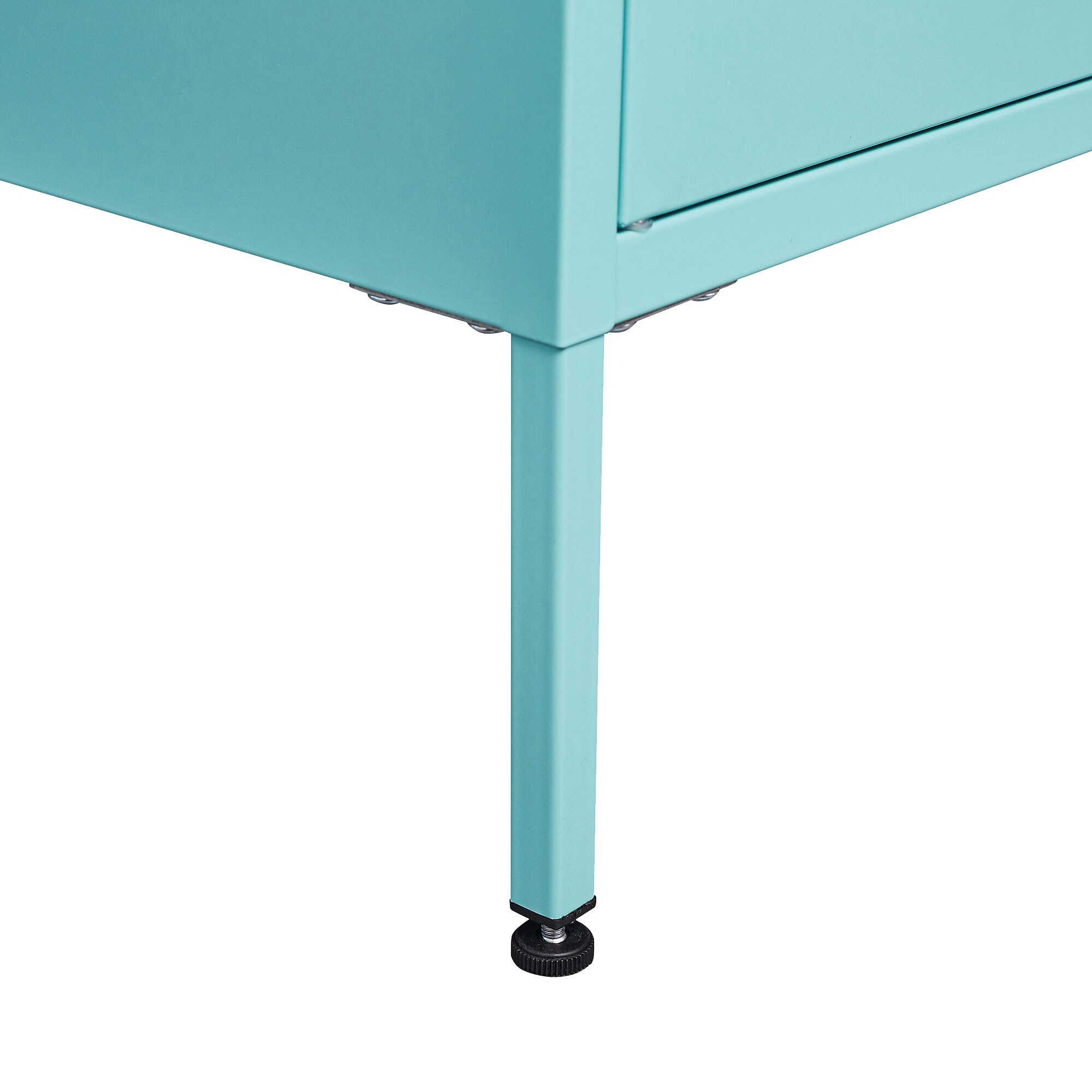 Makika Aktenschrank / Büroschrank 80x35x102cm Industrial Möbel in Hellblau
