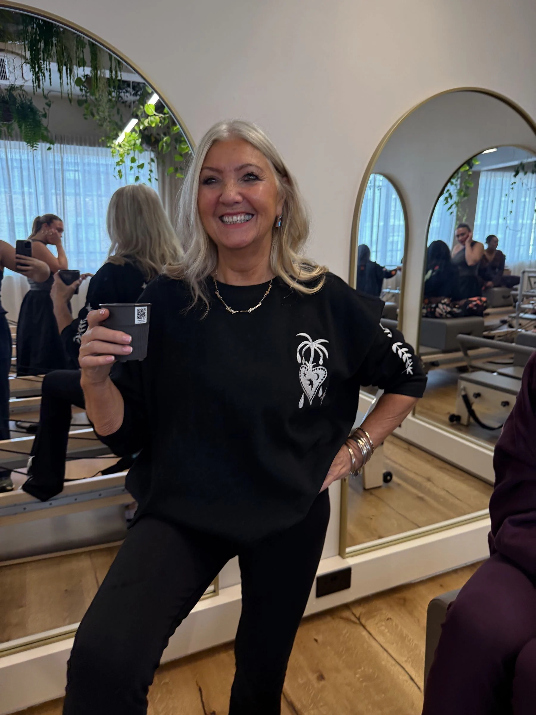 Zwart - Never Fully Dressed Embroidered Sweatshirt