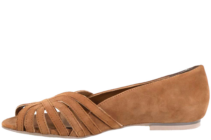 COPENHAGEN SHOES - PASSIONATE SUEDE BALLERINA I BRUNT RUSKIND