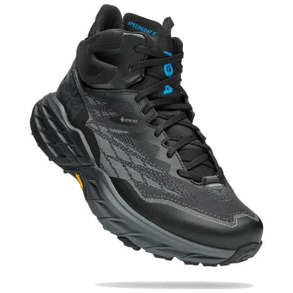 Chaussure trail HOKA ONE ONE SPEEDGOAT 5 MID GORE-TEX BLACK/BLACK
