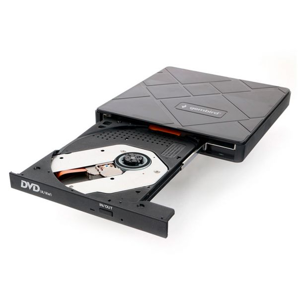 Gembird DVD-USB-04 CD/DVD 24x/8x Preta