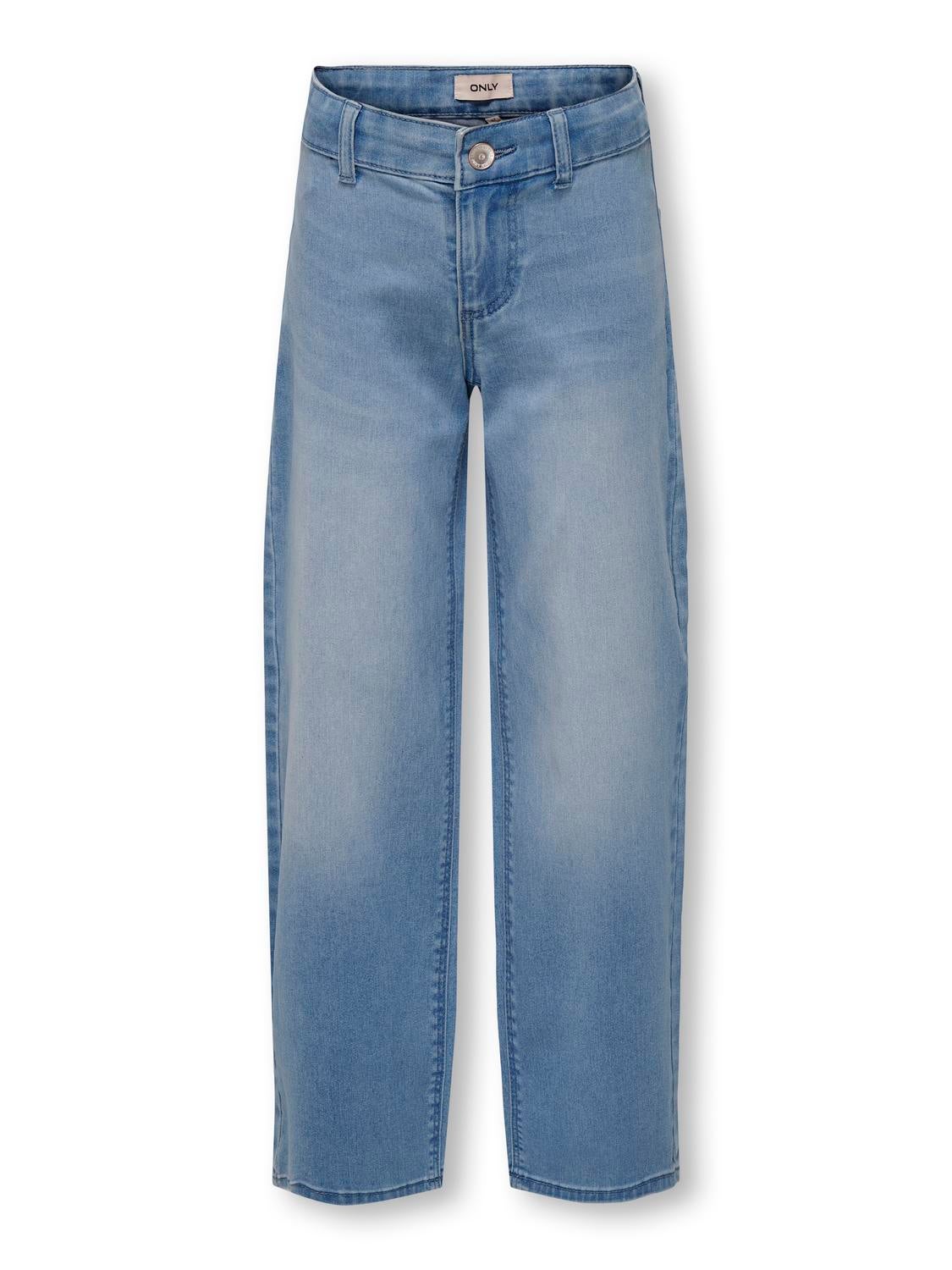 KOGSYLVIE Weiter Beinschnitt Jeans Light Blue Denim