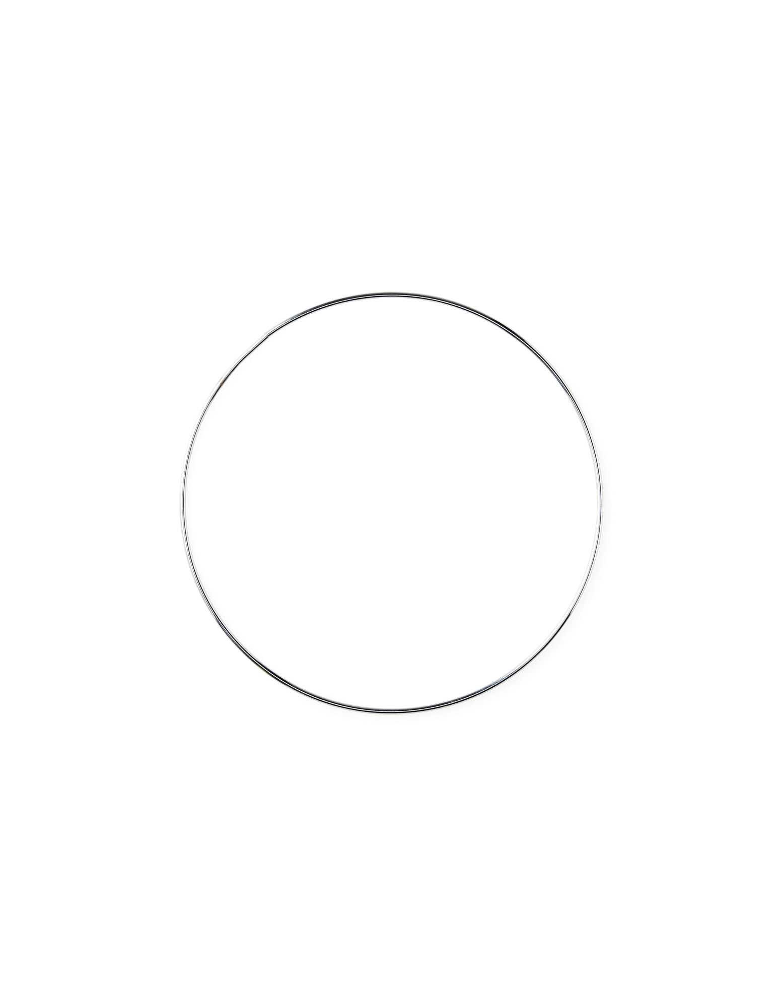 Metalring | Metal. 20 cm. | Silver