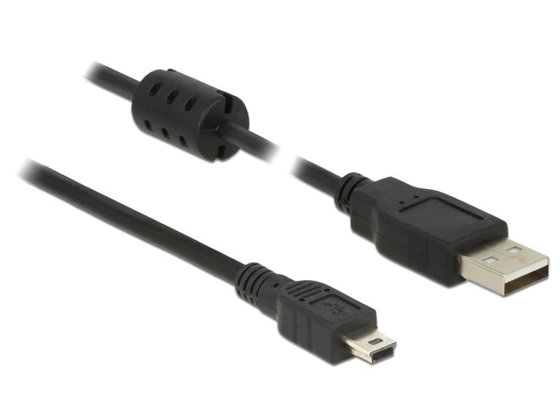 Delock USB 2.0-Kabel  USB A - Mini-USB B 0.5 m Anschlusskabel