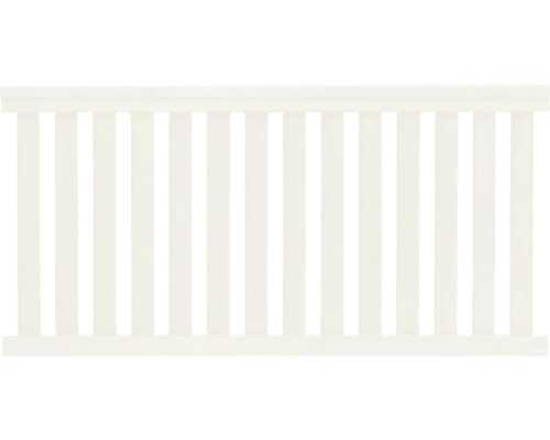 Konsta Girona voortuinhek, 180 x 90 cm, crèmewit