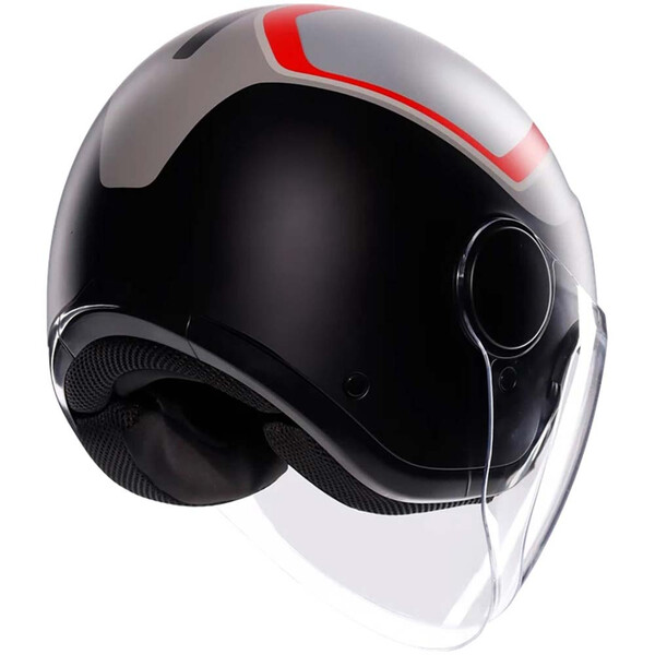 AGV - Casque Eteres Scaglieri Noir / Gris / Rouge / Mat