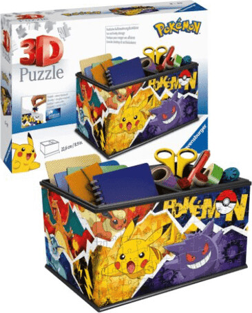Pokémon Puslespil - Storage Box - 216 Brikker - Ravensburger