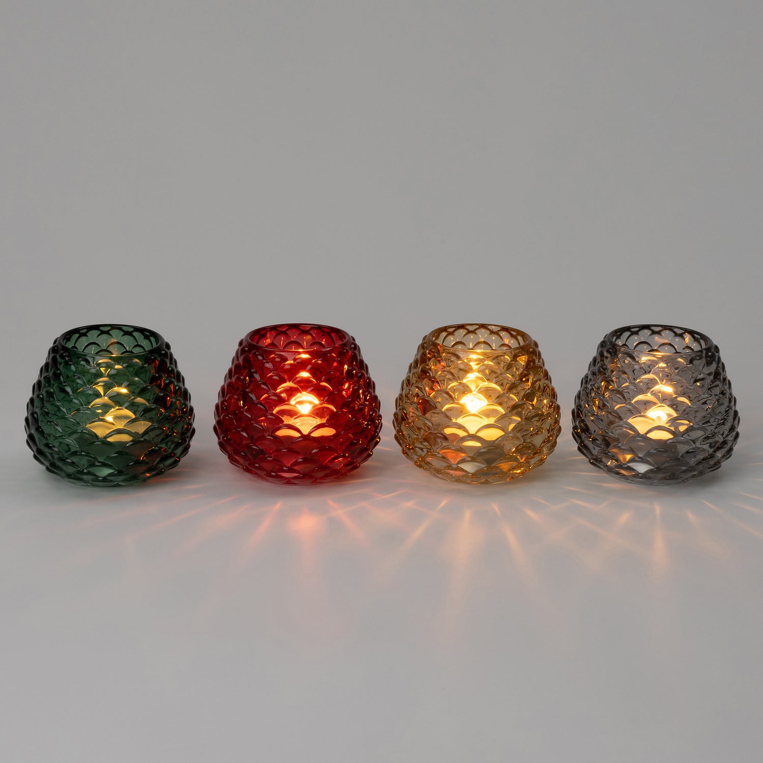 Intratuin waxinelichthouder Den grijs D 10 H 8,6 cm
